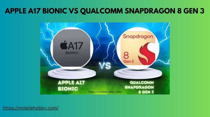 Apple A17 Bionic vs Qualcomm Snapdragon 8 Gen 3